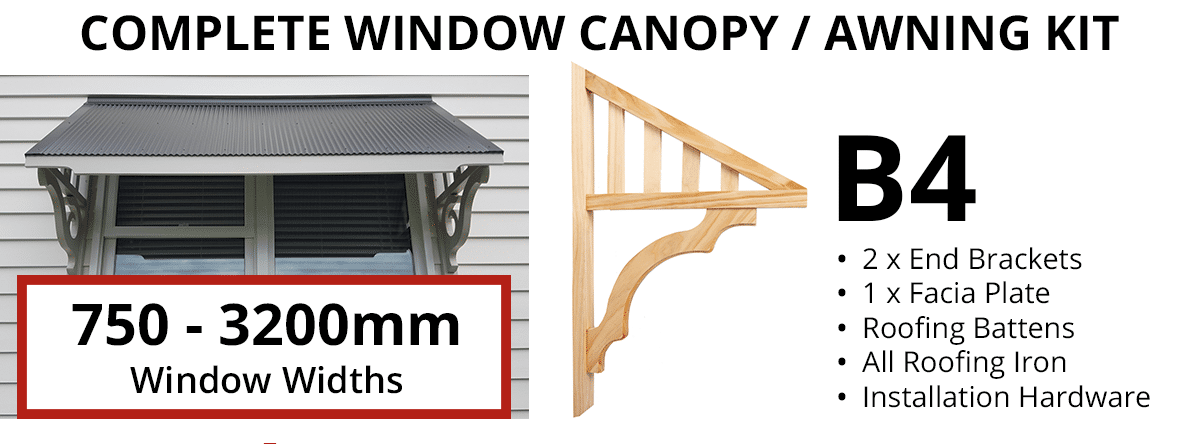 Window Canopy Kit - Profile: B4 - Lyrebird Enterprises