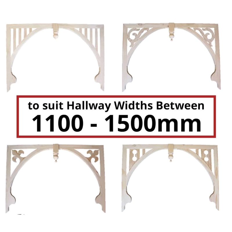 Hallway Arches to suit 1100-1500mm Widths - Decorative Timber Products - Lyrebird Enterprises