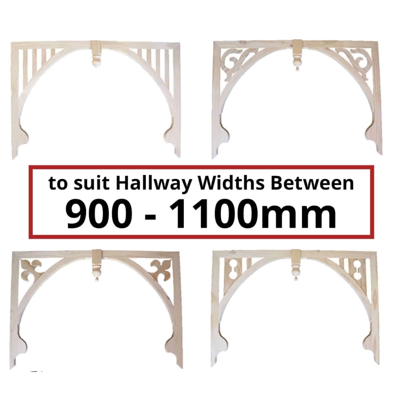 Hallway Arches to suit 900-1000mm Widths - Decorative Timber Products - Lyrebird Enterprises