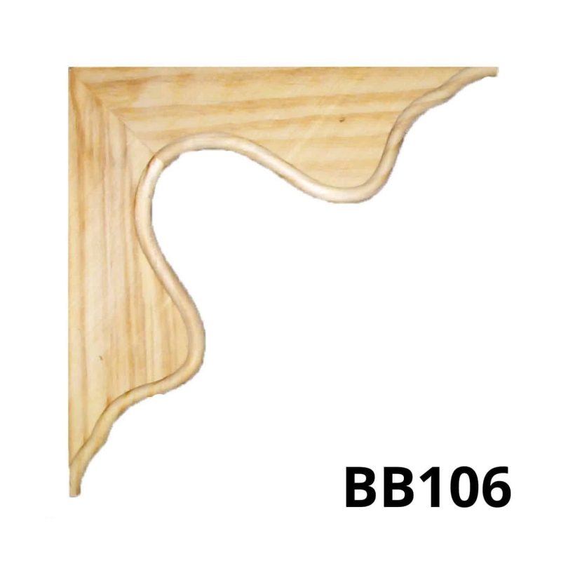 BB106 Profile Post Corner Bracket - Verandah Decoration - Lyrebird Enterprises