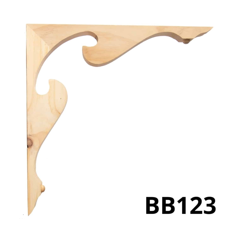 BB123 Profile Post Corner Bracket - Verandah Decoration - Lyrebird Enterprises