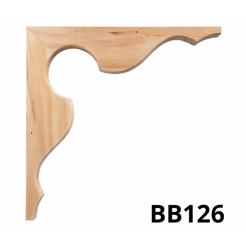 BB126 Profile Post Corner Bracket - Verandah Decoration - Lyrebird Enterprises