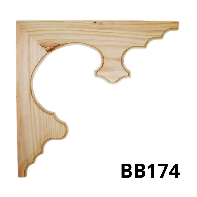 BB174 Profile Post Corner Bracket - Verandah Decoration - Lyrebird Enterprises