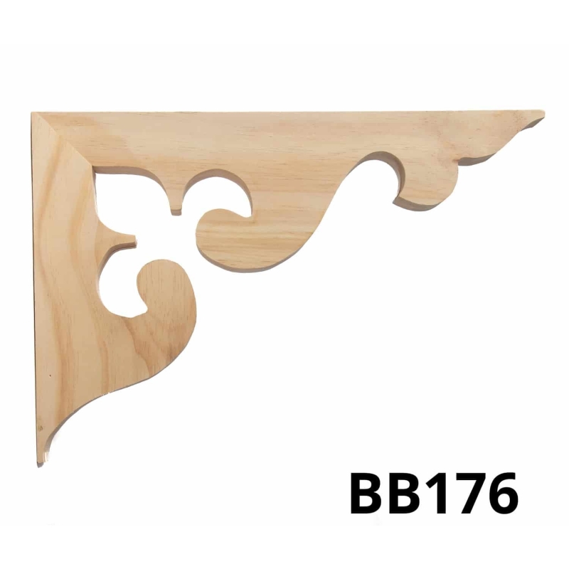 BB176 Profile Post Corner Bracket - Verandah Decoration - Lyrebird Enterprises