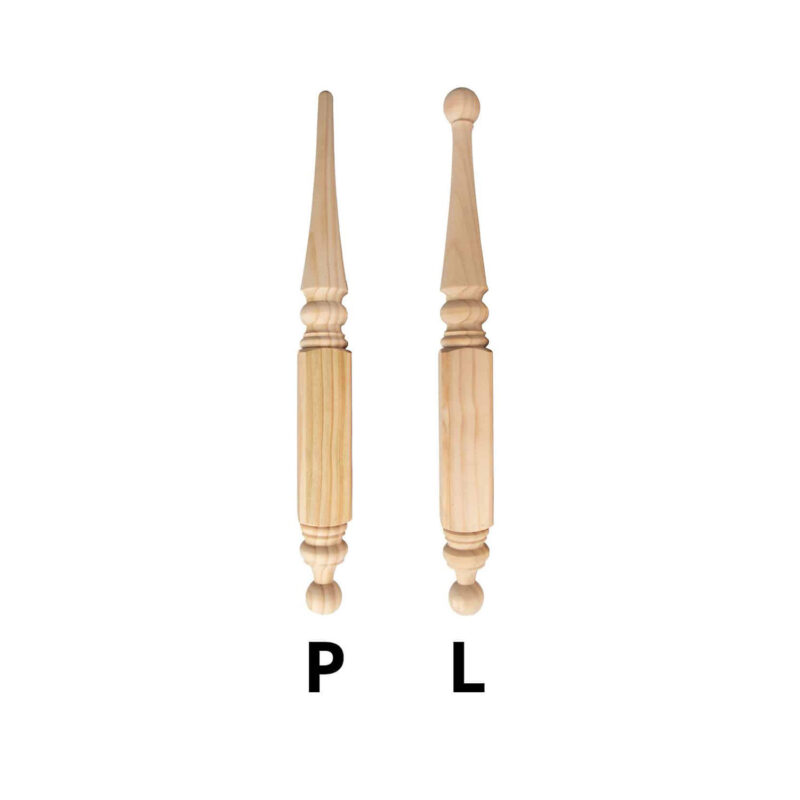 Gable Finials - 600 to 1500mm High - Ball and Point Profiles