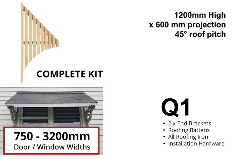 Window Canopy Kit - Profile Q1